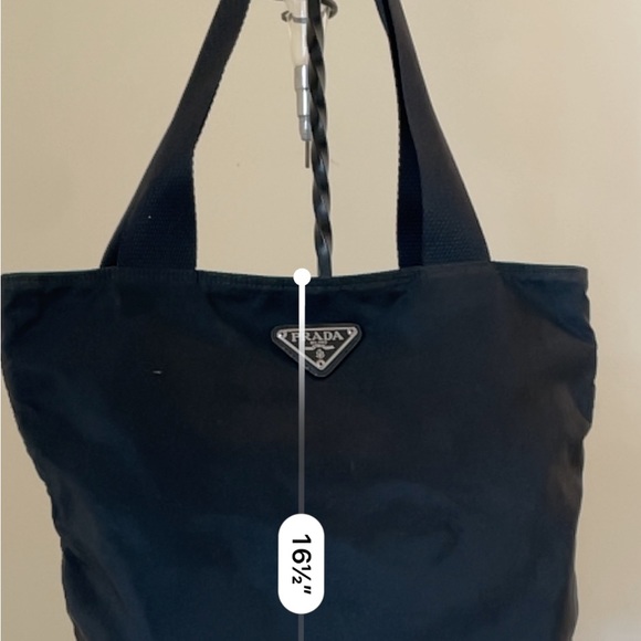 SOLD- PRADA Tessuto Nylon Tote Black - Picture 4 of 12